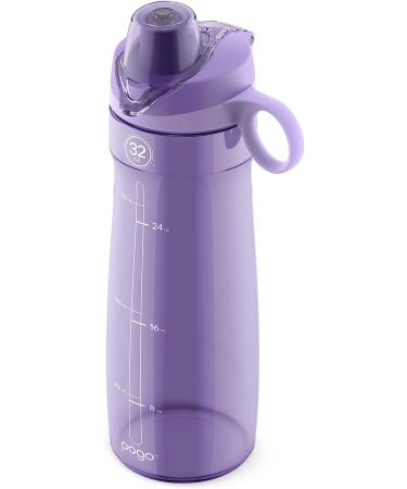 Pogo Lilac 32oz Water Bottle with Chug Lid & Carry Handle | Reusable, BPA-Free, Dishwasher Safe | Ideal for Travel & Gym - Buy Online on GoSupps.com