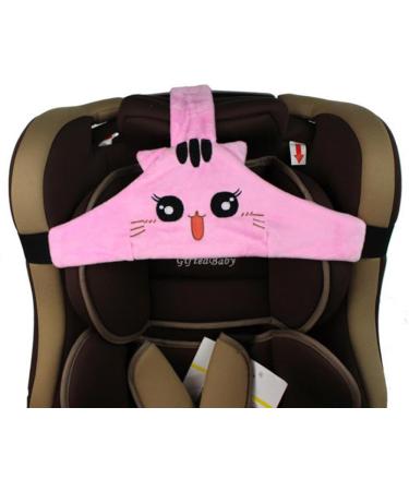 MINGZE Baby Child Car Seat Head Support - Adjustable Sleep Positioner & Safety Belt Protector (Yellow) - Buy Online on GoSupps.com