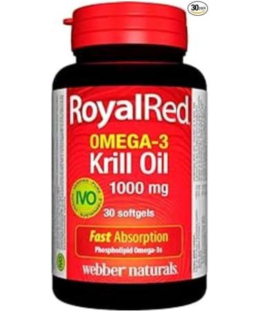 Webber Naturals RoyalRed Krill Oil 1000 mg 30 Softgels Supports Cardiovascular Health & Vitamin D3 1000 IU 260 Tablets For Healthy Bones Teeth and the Maintenance of Good Health - Buy Online on GoSupps.com