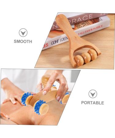 Wood Massage Tools - 3-Part Handheld Back & Muscle Trigger Point Massager for Pain Relief in Legs & Buttocks - Buy Online on GoSupps.com