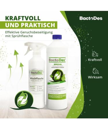 Bactodes 2L Concentrate - Universal Enzyme Cleaner & Odor Neutralizer - Effective Organic Microbe Spray for All Smells - International Shipping Available - Buy Online on GoSupps.com