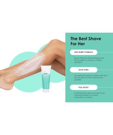 Bump Patrol For Her Soothing Shave Gel - Prevent Razor Burn & Ingrown Hair Clear Sensitive Formula for Smooth Skin - Buy Online on GoSupps.com