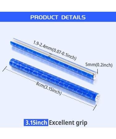 Flintronic Waterproof Bike Spoke Reflectors - 360 Warning Reflective Material Easy Assembly 96 Pieces Compatible with All Spoke Wheels - #3 Blue - Buy Online on GoSupps.com