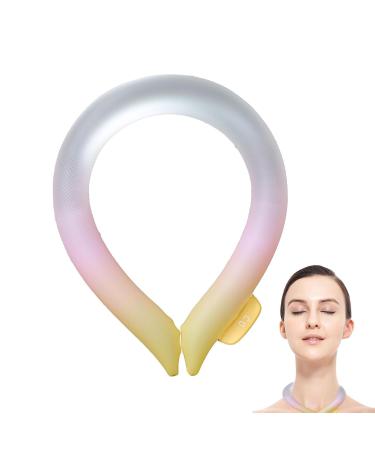 Naked Cooling Tube - Adjustable Neck Wrap | Effective Ice Rings for Hot Weather | Biudui Yellow - Portable & Hands-Free Design for Indoor & Outdoor Workers - Buy Online on GoSupps.com