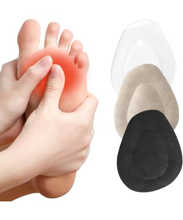 Metatarsal Pads Women 6 Pack Ball of Foot Cushion for Men Soft Metatarsal Foot Pad Shoe Pads Foot Pads for Pain Relief Gel Metatarsal Pad Insoles Foot Cushion for Ball of Feet Callus Cushion - Buy Online on GoSupps.com