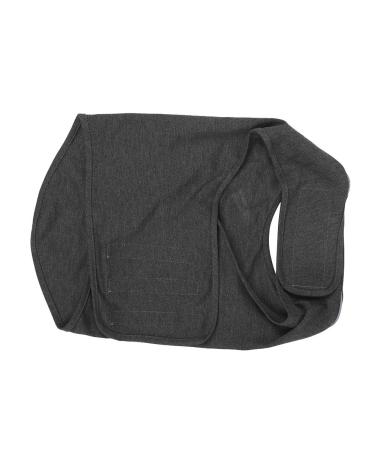 Crazy Dark ThunderShirt Stress Dog ThunderShirt Keep Calm Gray Pet Anti Anxiety Jacket Cats for Pet Puppy Small Dogs(M)