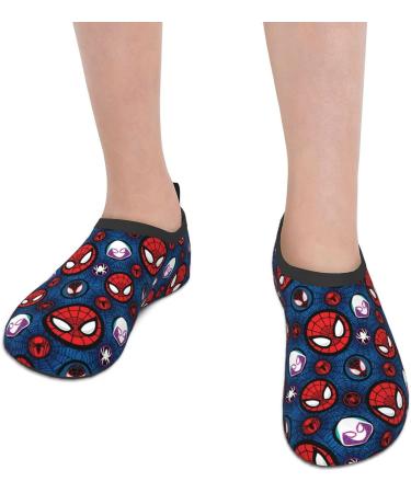 Superhero Kids Water Shoes - Non-Slip Quick-Dry Aqua Shoes for Beach, Swimming, Surfing - Boys Girls 9-10.5 Little Kid - Buy Online on GoSupps.com
