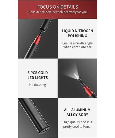 SMSOM Ear Wax Removal Tool Earwax Removal Kit Ear Camera Wireless Ear Remover Endoscope Otoscope Compatible with iOS Android Smart Phones for Adults Kids Pets (Color : Black) - Buy Online on GoSupps.com
