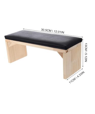 Beaupretty PU Leather Nail Arm Rest Cushion for Salon Technicians - Black - Buy Online on GoSupps.com