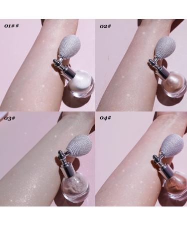 Glitter Powder Shimmer Spray for Hair & Body - Nude Pink Highlighter Makeup for Women - Buy Online on GoSupps.com