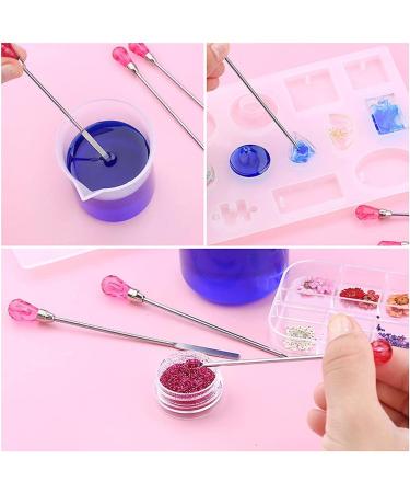 11 Pcs Silicone Resin Mold Tools Set for Art & Jewelry Making - Rose Red Anti-Static Electronics Tweezers Kit - Buy Online on GoSupps.com