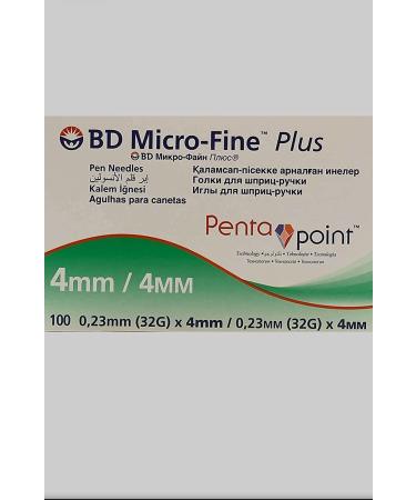 BD Micro-Fine Pen Needle 32g 0.23mm x 4mm - BD Medical - Buy Now - Buy Online on GoSupps.com