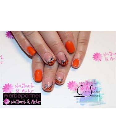 N+M PREMIUM Color Gel 5ml SUNSET ORANGE - Opaque No Stir Brush Painting UV & LED Compatible | International Shipping Available - Buy Online on GoSupps.com