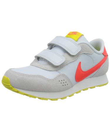 NIKE Boy's Md Valiant Btv Gymnastics Shoe 3 UK Football Grey Bright Crimson Lt Armory Blue