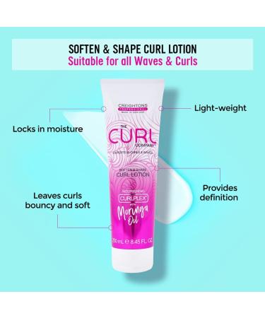 The Curl Company Soften and Shape Curl Lotion 250ml - De-frizzing & Smoothing for Curls & Waves | Curplex & Moringa Oil Formula - Buy Online on GoSupps.com
