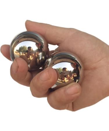 Unbit Baoding Balls - Magnetic Stainless Steel Stress Relief & Hand Therapy - Non-Vibrating Exercise Balls - Buy Online on GoSupps.com