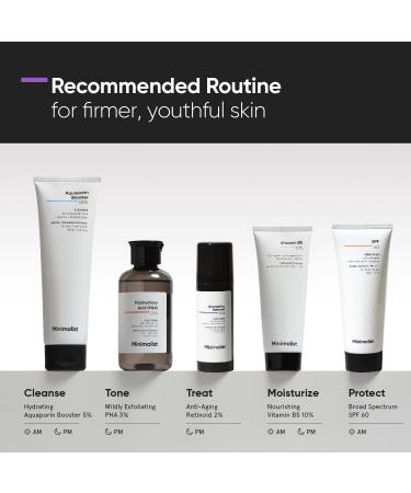 Buy Mini_malist 2% Retinoid Anti-Aging Night Cream | Reduce Wrinkles & Fine Lines | Gentle Retinol for Sensitive Skin - Buy Online on GoSupps.com