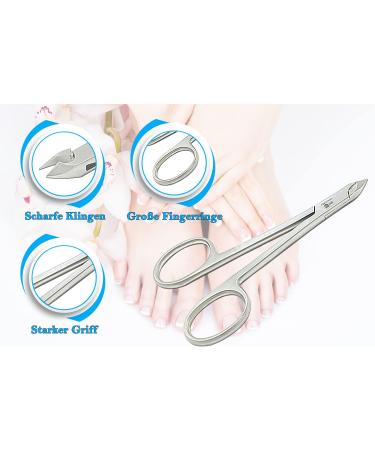 SMI Scissor Style Cuticle Nipper - Precision Cuticle Trimmer for Men and Women - Stainless Steel Beauty Grooming Tool with Pouch - Buy Online on GoSupps.com
