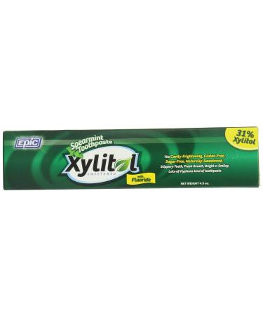 Epic Dental Tpaste Xyl 31% Sprmnt 4.9 Oz8