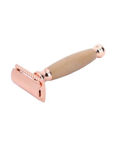 Uxsiya Shaving Eco-Friendly Manual for Men for Salon(Rose Gold)