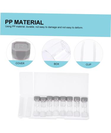 JECOMPRIS 8S Colored Contact Lens Container - Travel Storage Solution with Mirror & Cleaning Kit - Portable Pocket ABS Gray 21x7x2.5cm - Buy Online on GoSupps.com