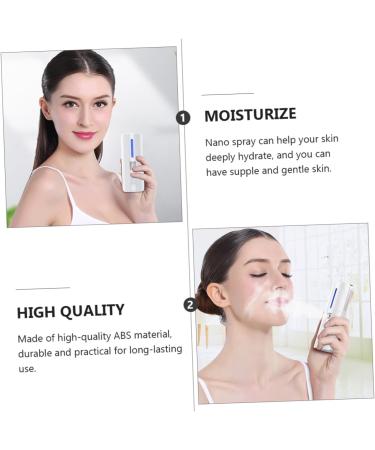 Beavorty 3 pcs Hydrating instrument portable humidifer handheld steamers face humidifier facial mist steamer 14.5X5X5cmx3pcs Whitex3pcs - Buy Online on GoSupps.com