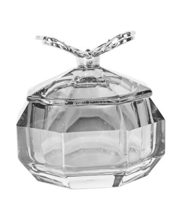 minkissy Crystal Glass Dappen Dish Manicure Nail Cup Nail Dish Cups with Lids Acrylic Nail Tools Acrylic Nail Supplies Manicure Nail Dish Thicken Zinc Alloy Manicure Tools