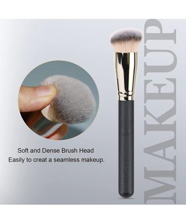 Polla Angled Kabuki Brush - Premium Makeup Tool for Flawless Liquid Foundation & Powder Cosmetics - Buy Online on GoSupps.com