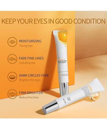 Vitamin C Eye Cream | Anti-Aging Serum for Dark Circles, Puffy Eyes, Wrinkles | 0.7 Fl Oz Aloe Formula - Buy Online on GoSupps.com