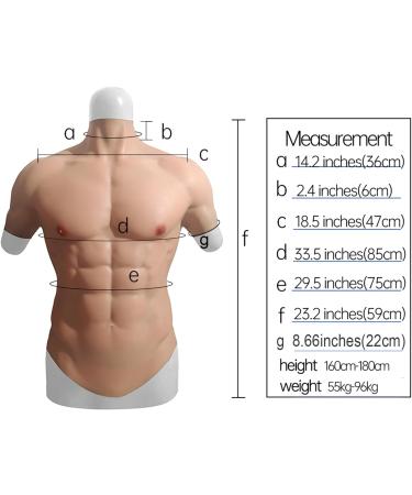 Buy Realistic Silicone Muscle Chest Vest - Natural Skin Simulation for Men | International Shipping - Buy Online on GoSupps.com