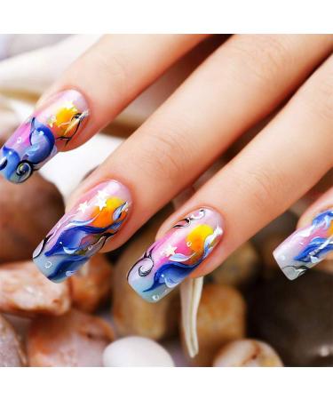 WINCANG 1000 PCS French Acrylic Nail Tips | Half Cover Clear/Natural False Nails | 10 Sizes for DIY Nail Art | Includes French Box | Nail Salon Quality - Buy Online on GoSupps.com