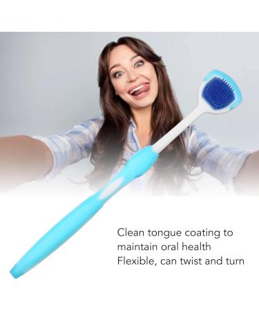 Buy Ergonomic Tongue Cleaner Brush - 10 Pack Oral Hygiene Tool for Adults (Blue) | International Shipping Available - Buy Online on GoSupps.com