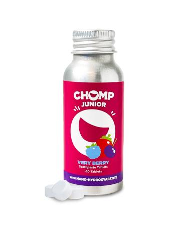 Chomp Junior Very Berry Toothpaste Tablets with Nano Hydroxyapatite