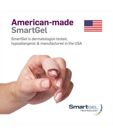 NatraCure Gel Corn Pads - 12 Pack with SmartGel Technology for Corns, Blisters, Warts, Sores & Calluses - Reusable Tubing Sleeves for Feet, Toes, Fingers - Buy Online on GoSupps.com