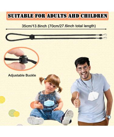 UNCLEOO 12 Pcs Face Mask Lanyard Face Mask Holder and Strap for Kids Adults Adjustable Length Strap Extender Ear Protector Lanyard for mask Relieve The Pressure of The Ear mask - Buy Online on GoSupps.com