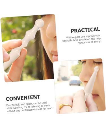 Coheali Wooden Acupressure Stick - Portable Massage Device for Foot Relief & Relaxation - Buy Online on GoSupps.com