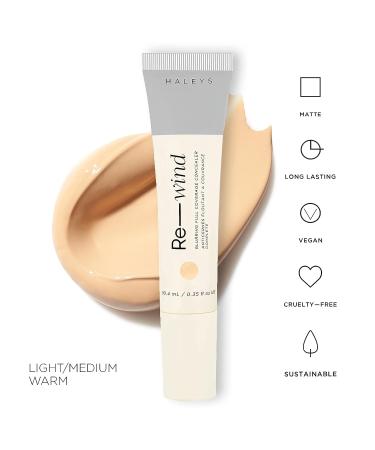 HALEYS Re-wind Blurring Concealer (Light/Medium - Warm) - Brighten, Reduce Redness, Longwear, Vegan & Cruelty Free - Buy Now! - Buy Online on GoSupps.com