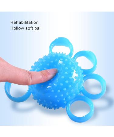 TITA-DONG Finger Exerciser Ball - Hand Grip Strengthener with 3D Massage Bump Easy to Clean & Anti-Drop Design for Athletes | International Shipping Available - Buy Online on GoSupps.com