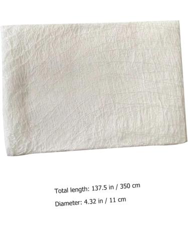 Toddmomy 2pcs Compressed Gauze & Adhesive Compression Tape for Medical Use | Portable White Cotton Gauze Pads - 350x11cm - Buy Online on GoSupps.com