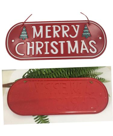 FUNOMOCYA Ornament Emblems Christmas Hanging Plaque Christmas Door Signs Decorations Decorative Items Window - Buy Online on GoSupps.com