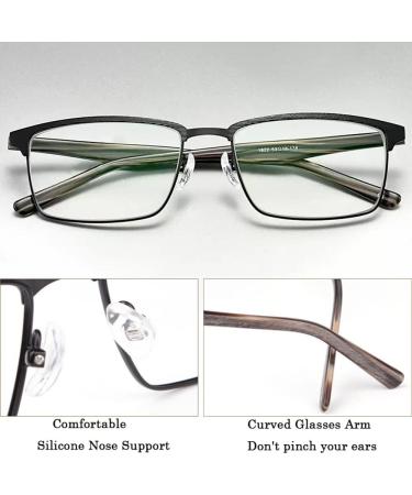GHARAZ Fashion Anti Blue Light Reading Glasses for Men - Lightweight TR90 Computer Readers in Black (1.0+ Size) - Buy Online on GoSupps.com