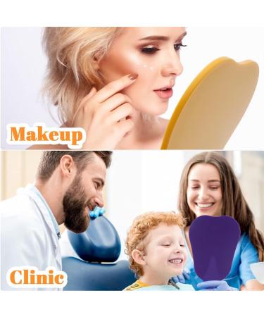 LVCHEN Cute Tooth Shaped Hand Mirror - High-Definition Makeup Mirror for Dental Office Decor (White) - Buy Online on GoSupps.com