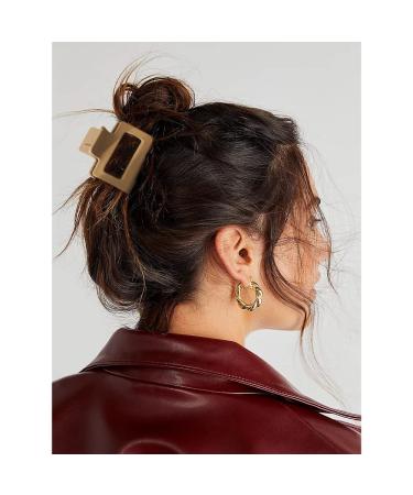 Bolonar 4PCS Neutral Hair Clips Set - Matte Square & Claw Clips for Thin and Thick Hair - Women's Hair Accessories - Buy Online on GoSupps.com