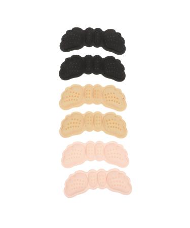 NOLITOY 6 Pairs Heel Wear Pad Heel Cushions Heel Protector Pads for Shoes Shoe Heel Cushion High Heel Shoes Supplies Heel Grips Non-Skid Heel Pad Inserts High Heel Liners Shoes Heel Pads