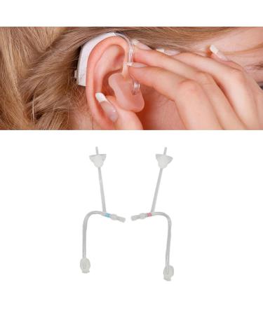 Buy 1 Pair Post-Ear Hearing Amplifier with Transparent Sound Tubes - Replacement for Thin Silicone Sound Tubes | International Shipping Available - Buy Online on GoSupps.com