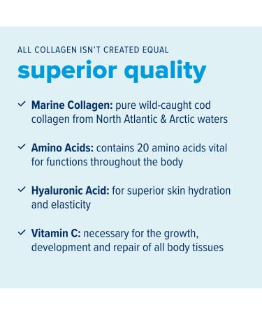 Just Bjorn Marine Collagen Peptides Powder for Women & Men - Skin Hair Nail and Joint Support - Hyaluronic Acid Vitamin C Amino Acids - Unflavored (30 Servings / 11.5 Ounce) 11.5 Ounce (Pack of 1) - Buy Online on GoSupps.com