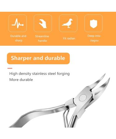 OUSIKA Nail Clippers Special Nail Clippers Heavy Duty Oblique Mouth Olecranon Toenail Inlaid Artifact Useful Nail Scissors Nail Accessories Tools Nails - Buy Online on GoSupps.com