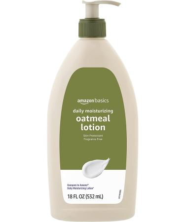 Amazon Basics Oatmeal Body Lotion 18oz 6-Pack - Fragrance Free, Skin Protectant - Moisturizing Formula (Previously Solimo) - Buy Online on GoSupps.com