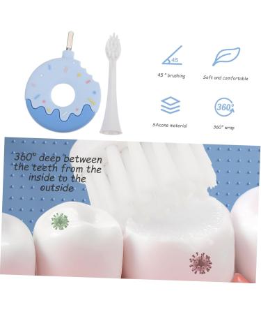 Minkissy Portable Children's Toothbrush Set - Dental Care Gift for Kids | Travel Tooth Hygiene Brush with Small Donut Head | 1 Pack - Buy Online on GoSupps.com
