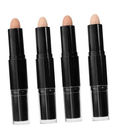 Healvian 4 Pcs Contour Stick Contouring Stick Highlighter Stick for Face Women Makeup Supplies Plastic 1 count (Pack of 1) As Shownx2pcs